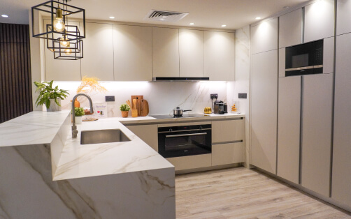 Luxurious Neutral Kitchen
